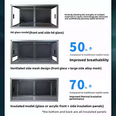 Aluminum alloy breeding tank - Ventilation