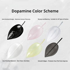 Reptile Terrarium Floating Hide Realistic Leaves