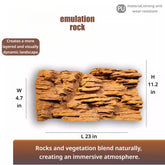 3D Reptile Terrarium Scaping Panel (Compatible with 23.6 × 12.6)