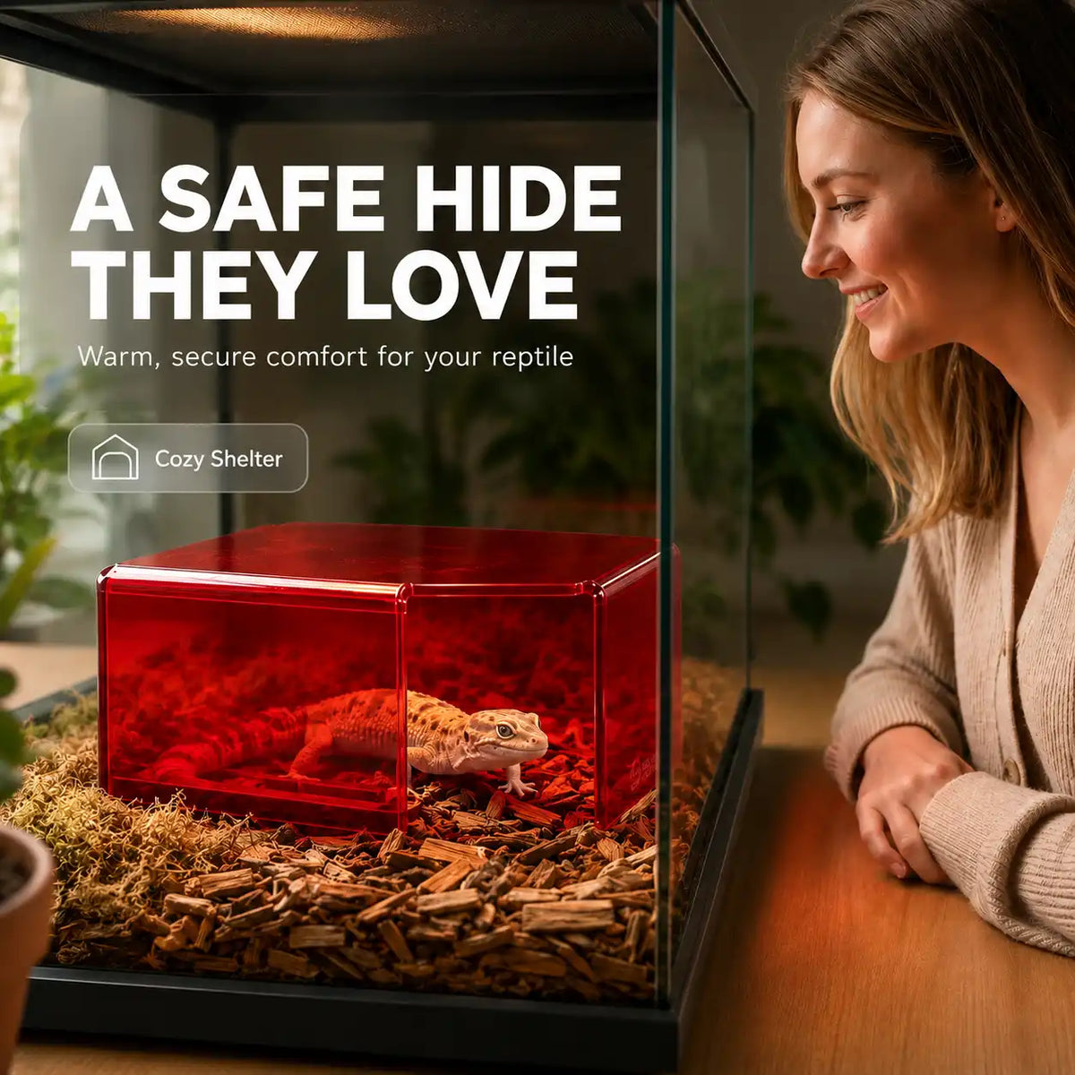 GlowSafe Reptile Hide