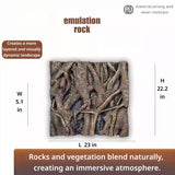 3D Reptile Terrarium Scaping Panel （Compatible with 23.6 × 23.6）