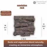 3D Reptile Terrarium Scaping Panel （Compatible with 23.6 × 23.6）
