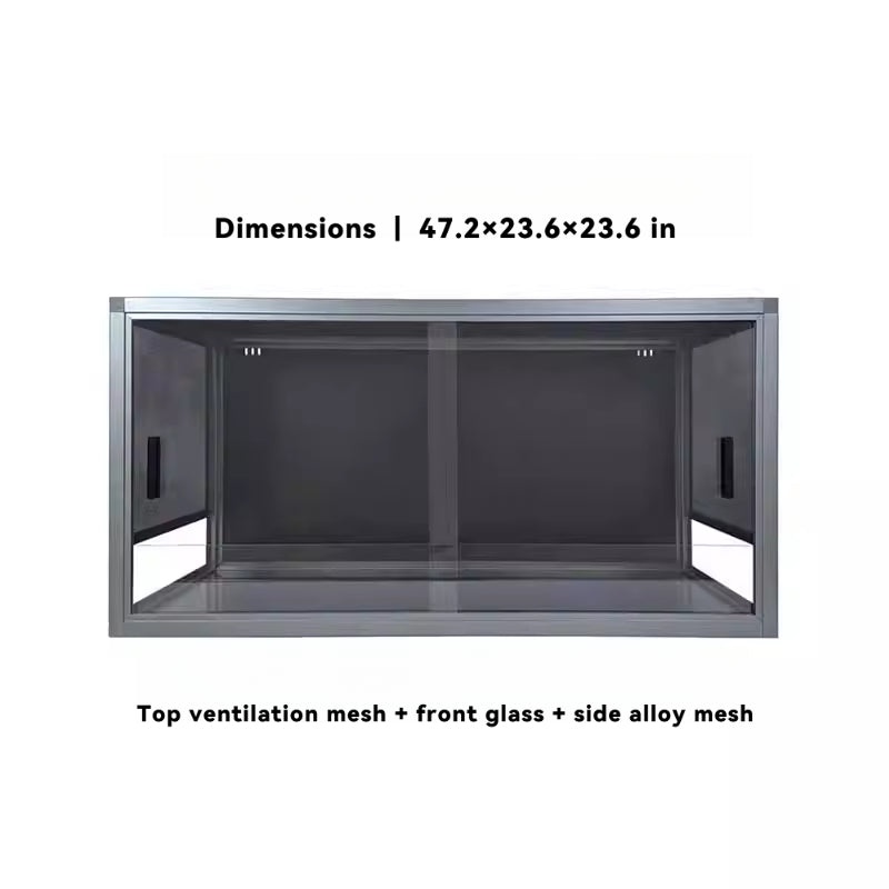Aluminum alloy breeding tank - Ventilation